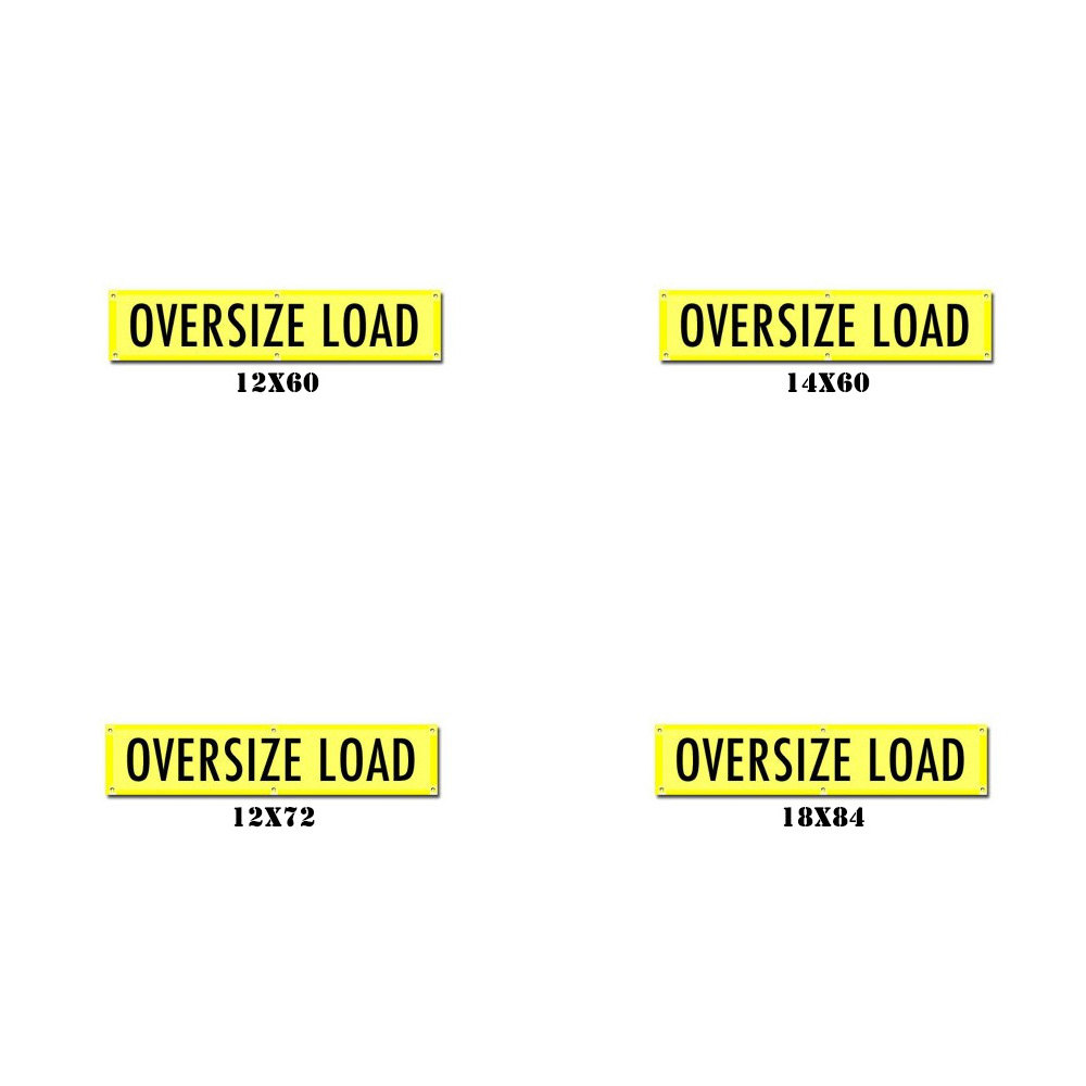 Oversize Load Banner with Grommets