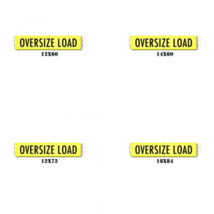 Oversize Load Banner with Bungee Cord