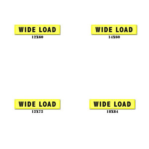 Wide Load Banner with Grommets